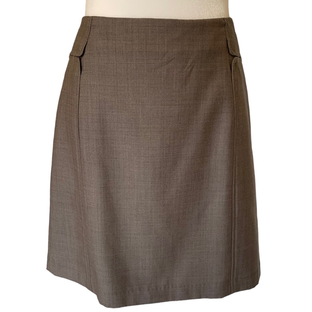 BANANA REPUBLIC Brown Lined A-Line Skirt Size SP